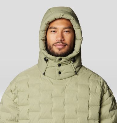 Stretchdown Poncho, Color: Mantis Green, image 4