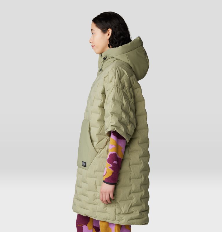 Stretchdown Poncho, Color: Mantis Green, image 7