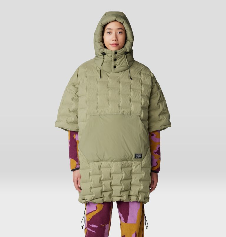 Stretchdown Poncho, Color: Mantis Green, image 9