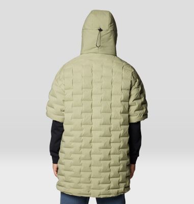 Stretchdown Poncho, Color: Mantis Green, image 2