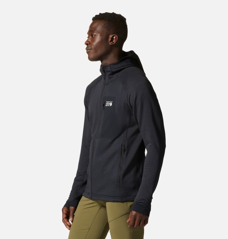 Men's Polartec® Power Grid™ Full Zip Hoody | Mountain Hardwear Men's Polartec® Power Grid™ Full Zip Hoody | Mountain Hardwear