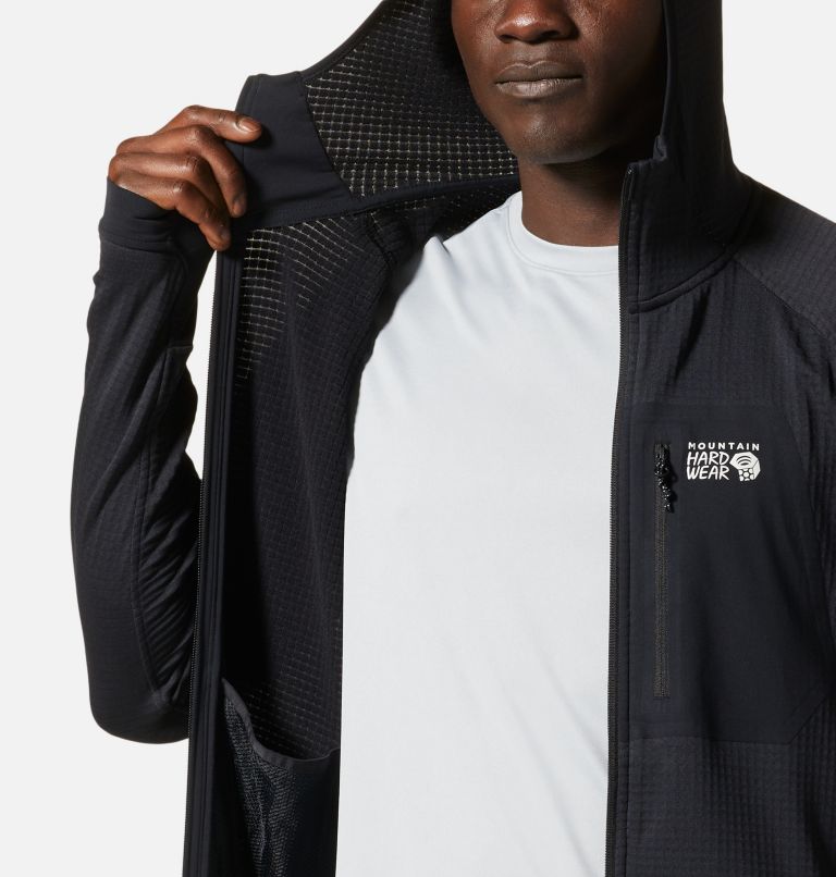 Men's Polartec® Power Grid™ Full Zip Hoody | Mountain Hardwear Men's Polartec® Power Grid™ Full Zip Hoody | Mountain Hardwear
