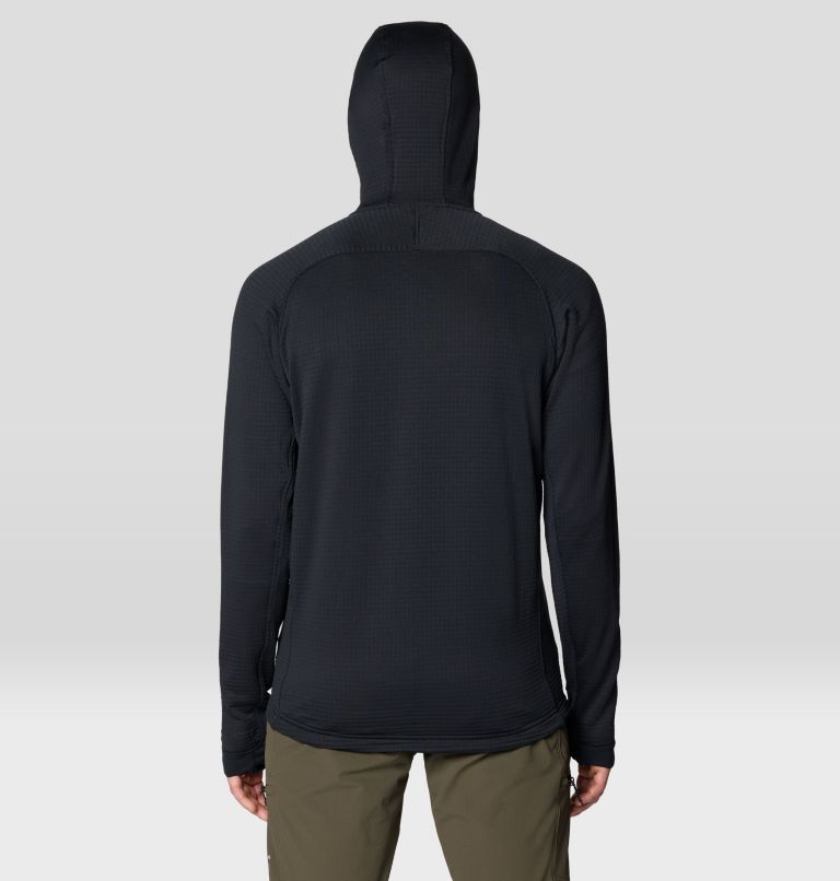 Men's Polartec® Power Grid Full Zip Hoody, Color: Black, image 2