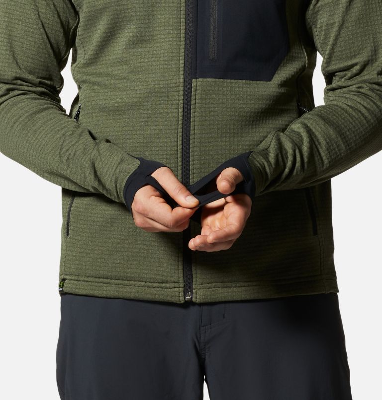 Men's Polartec® Power Grid™ Full Zip Hoody | Mountain Hardwear Men's Polartec® Power Grid™ Full Zip Hoody | Mountain Hardwear
