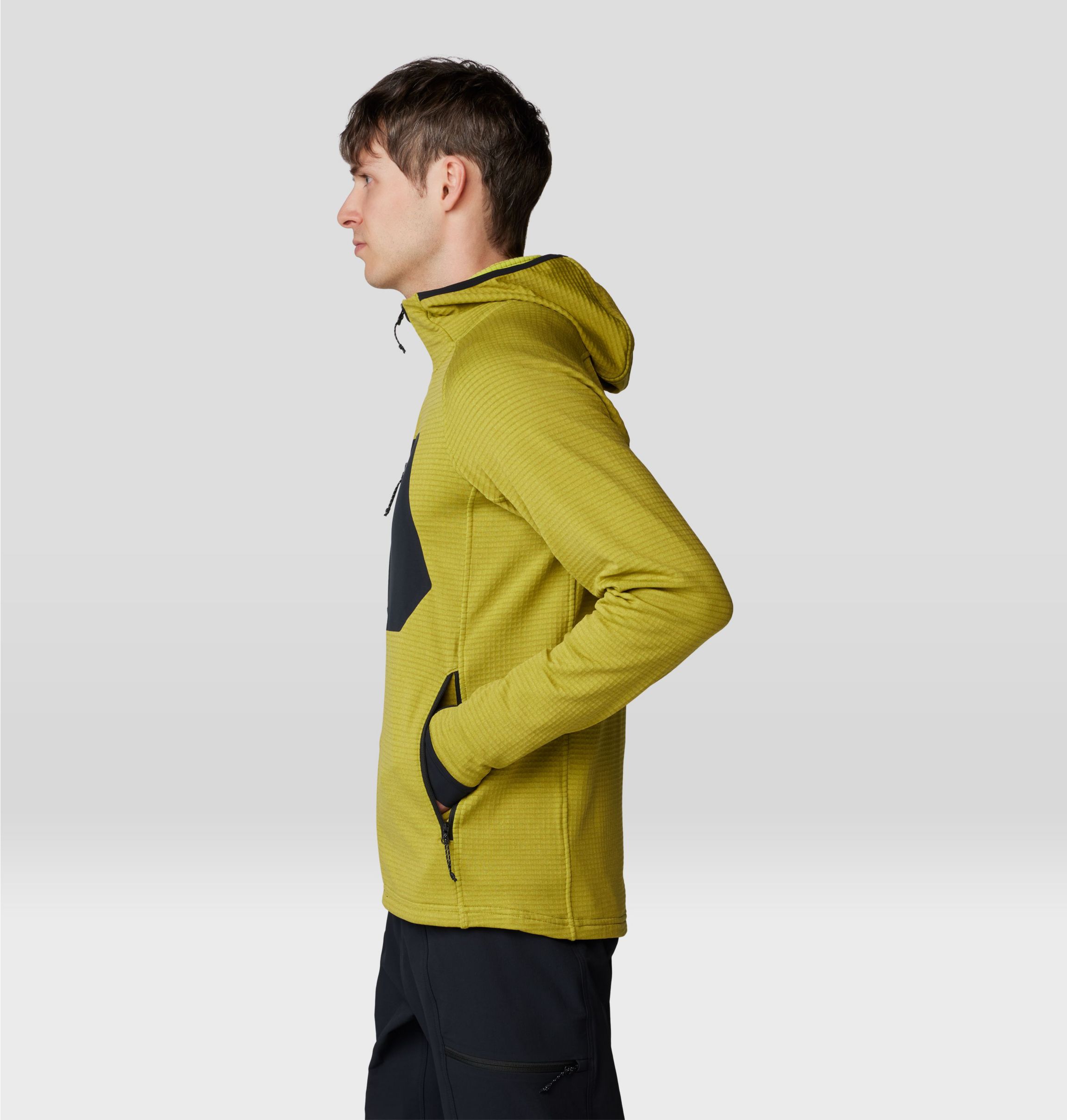 Men's Polartec® Power Grid™ Full Zip Hoody | Mountain Hardwear Men's Polartec® Power Grid™ Full Zip Hoody | Mountain Hardwear