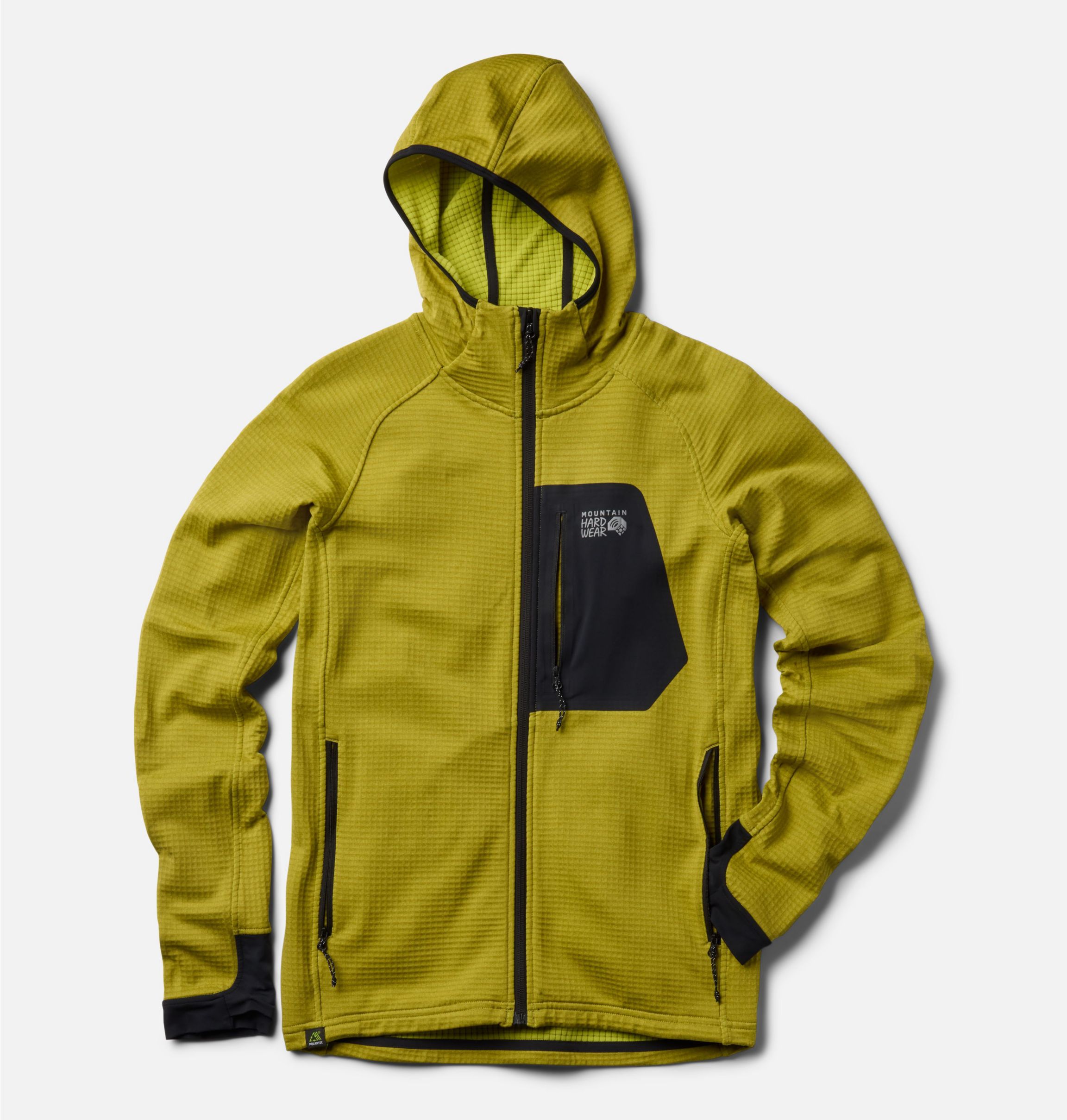 Men's Polartec® Power Grid™ Full Zip Hoody | Mountain Hardwear