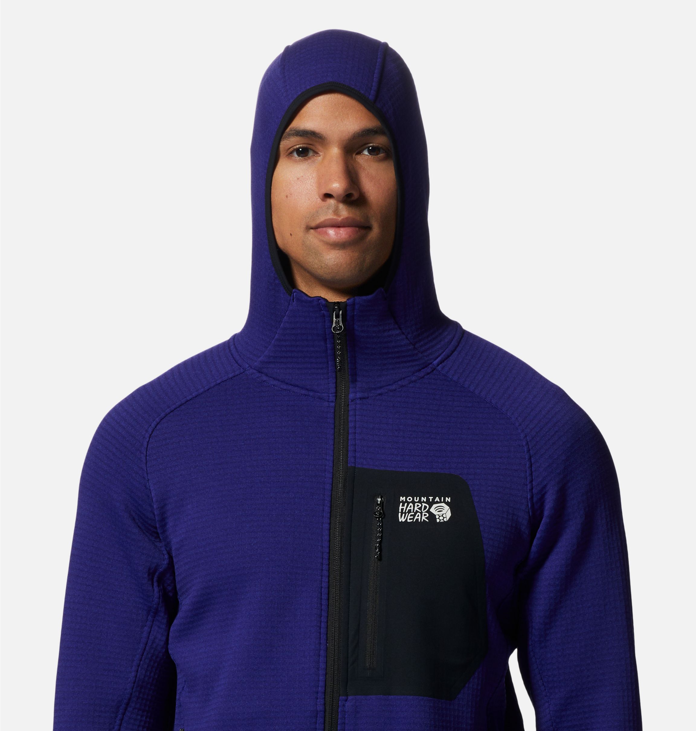 Men's Polartec® Power Grid™ Full Zip Hoody | Mountain Hardwear