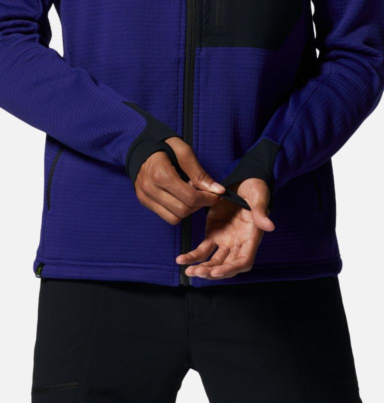 Men's Polartec® Power Grid™ Full Zip Hoody | Mountain Hardwear Men's Polartec® Power Grid™ Full Zip Hoody | Mountain Hardwear