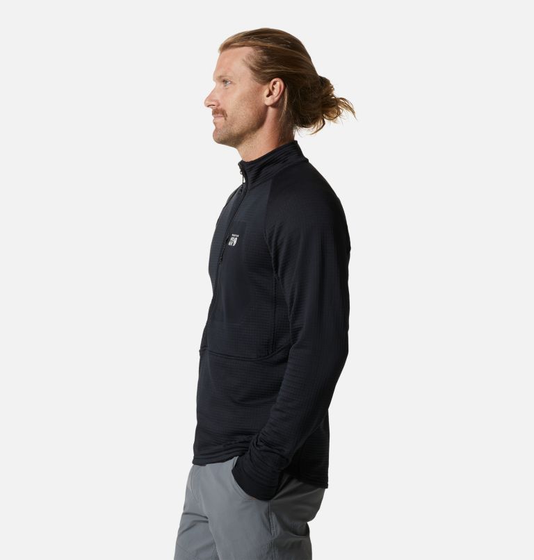 Veste à demi-zip Polartec® Power Grid, Color: Black, image 3