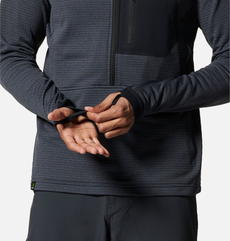 Men's Polartec® Power Grid™ Half Zip Jacket | Mountain Hardwear Men's Polartec® Power Grid™ Half Zip Jacket | Mountain Hardwear