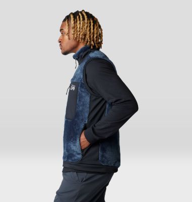 Men's Polartec® High Loft Vest, Color: Moon Blue, image 7