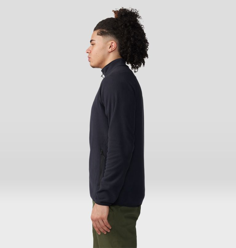 Men's Microchill Full Zip Jacket, Color: Black, image 3