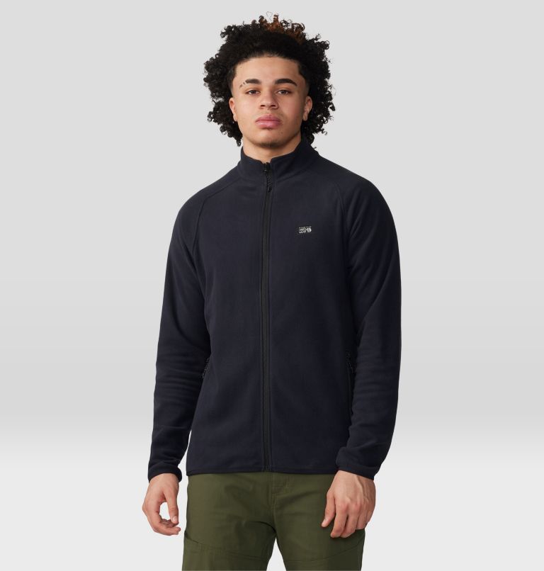 Men's Microchill Full Zip Jacket, Color: Black, image 5