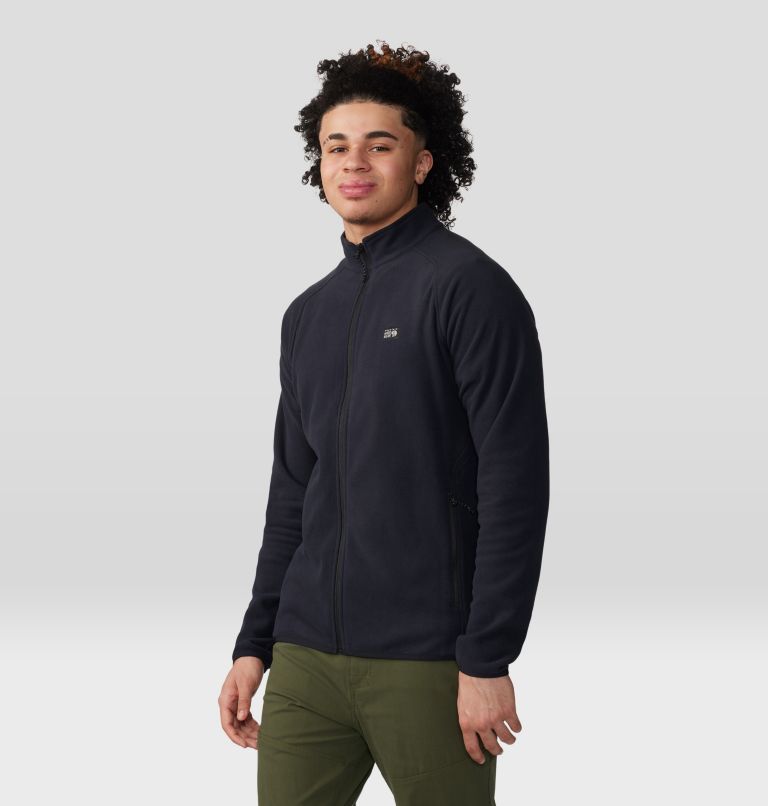 Men's Microchill Full Zip Jacket, Color: Black, image 6
