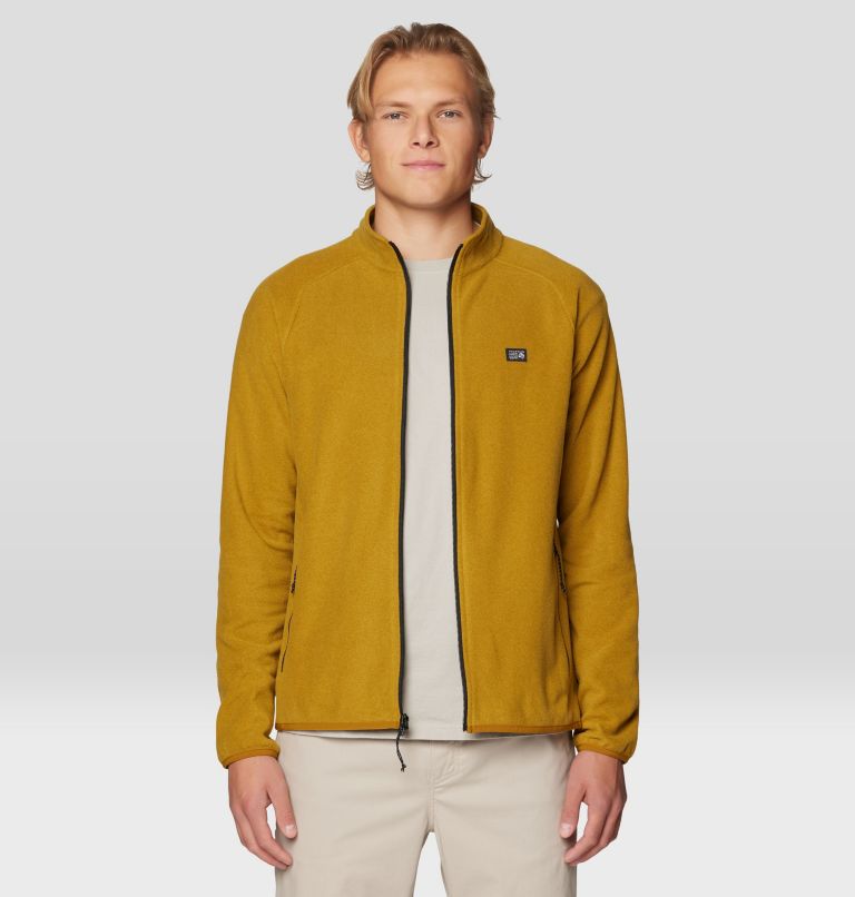 Men's Microchill Full Zip Jacket, Color: Olive Gold Heather, image 4