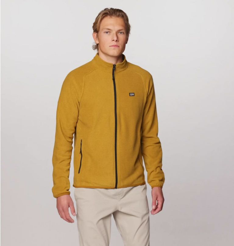 Men's Microchill Full Zip Jacket, Color: Olive Gold Heather