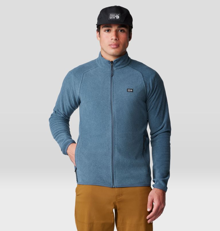 Men's Microchill Full Zip Jacket, Color: Moon Blue Heather, image 6