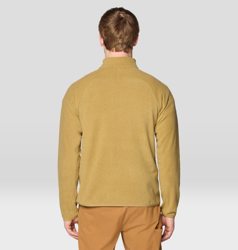 Men's Microchill 1/4 Zip Pullover, Color: Grassland Heather, image 2