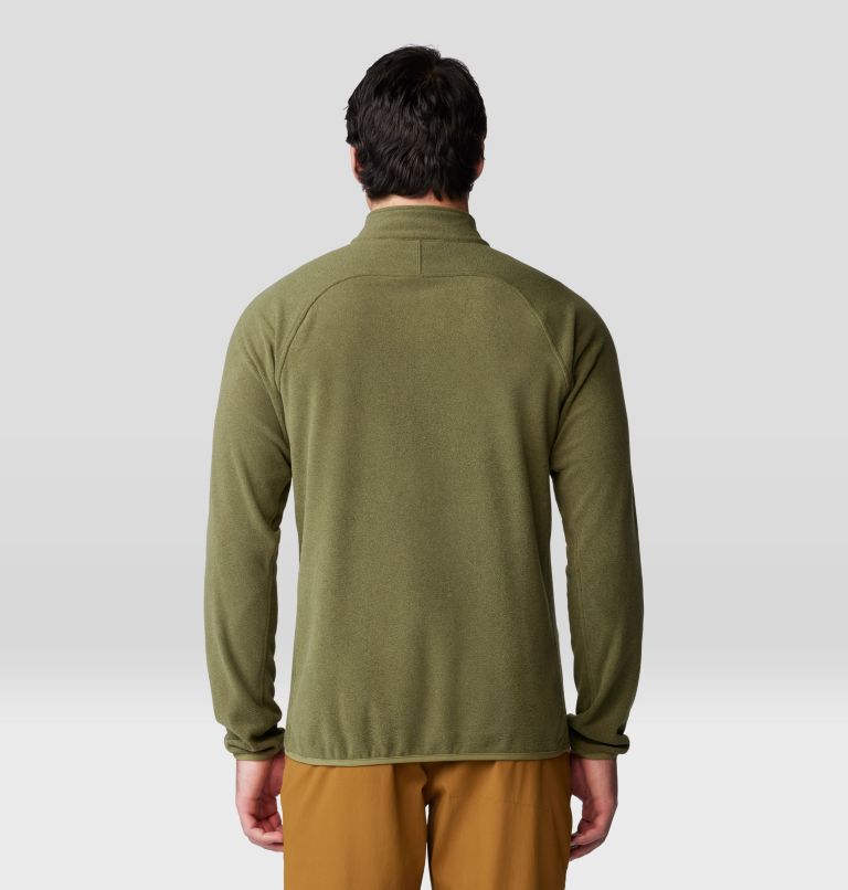 Chandail avec fermeture éclair 1/4 Microchill, Color: Combat Green Heather, image 2