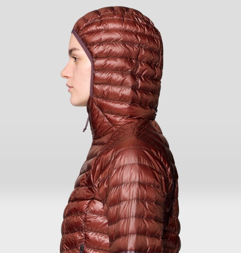 Women's Ghost Whisperer Hoody, Color: Bourbon Brown/Blackberry, image 6