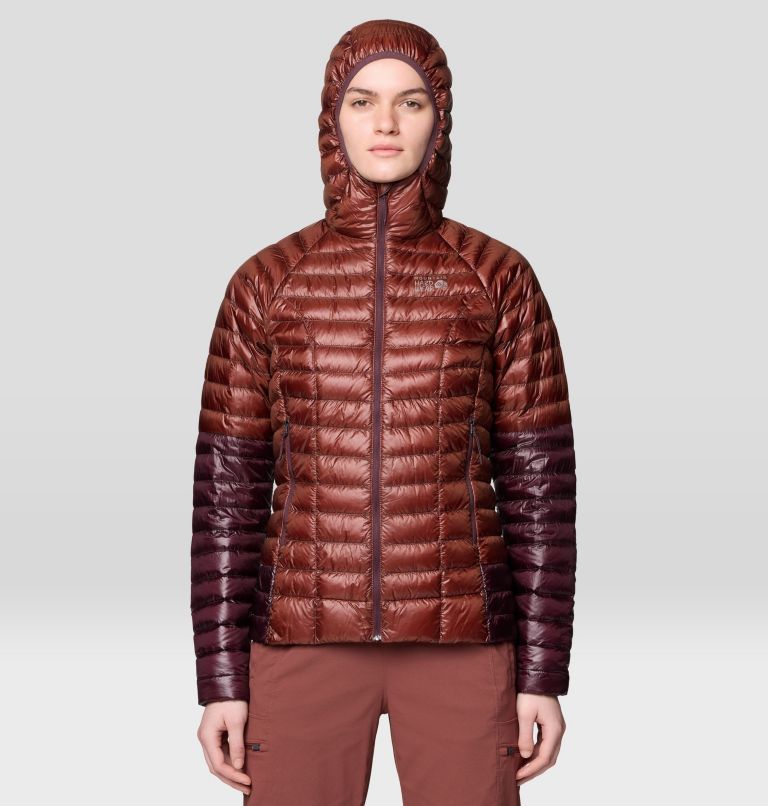Women's Ghost Whisperer Hoody, Color: Bourbon Brown/Blackberry, image 1