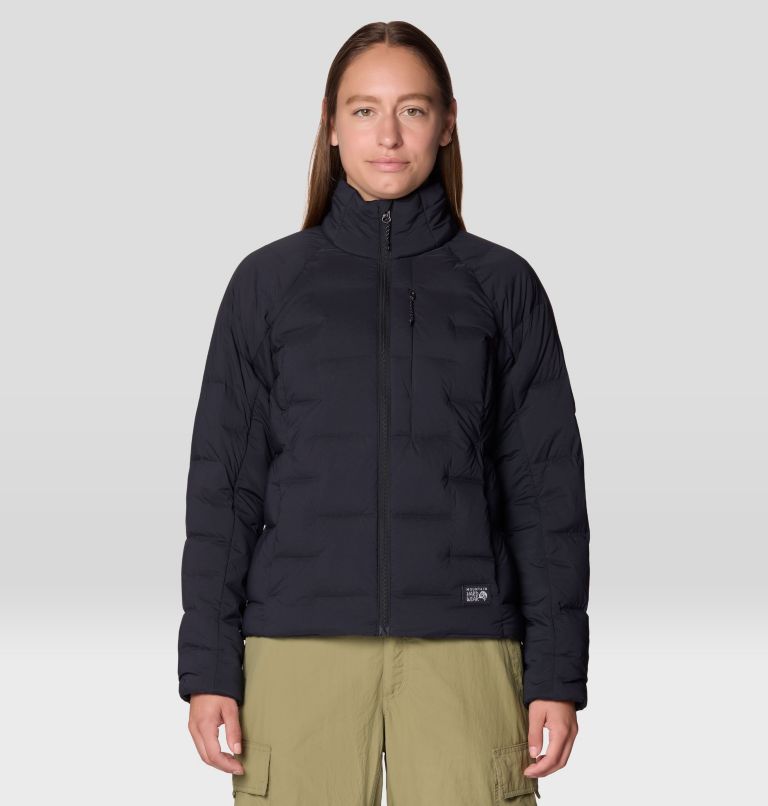 Women's Stretchdown High-Hip Jacket, Color: Black, image 4