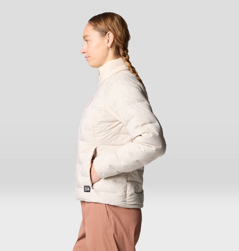 Women's Stretchdown High-Hip Jacket, Color: Talc, image 3