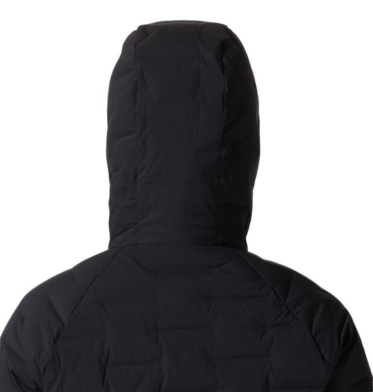Women's Stretchdown Hoody, Color: Black, image 6