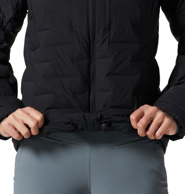 Women's Stretchdown Hoody, Color: Black, image 7