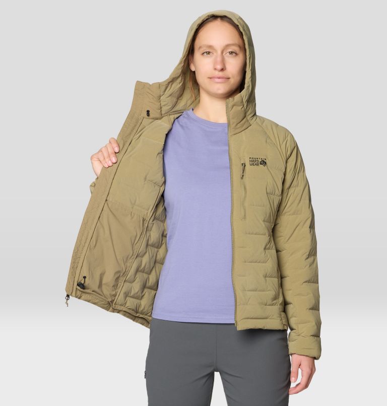 Women's Stretchdown Hoody, Color: Landslide Heather, image 5