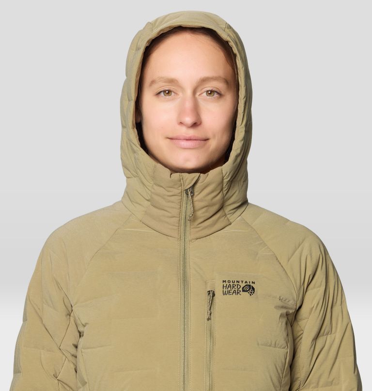 Women's Stretchdown Hoody, Color: Landslide Heather, image 6