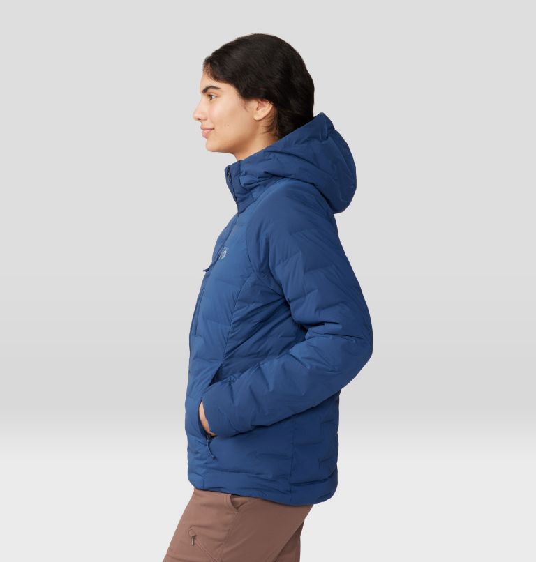 Women's Stretchdown Hoody, Color: Outer Dark, image 3