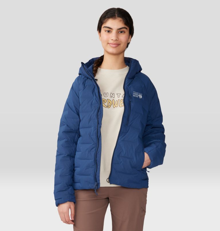 Women's Stretchdown Hoody, Color: Outer Dark, image 8