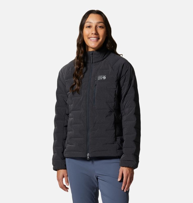 Women's Stretchdown Jacket, Color: Dark Storm Heather, image 1