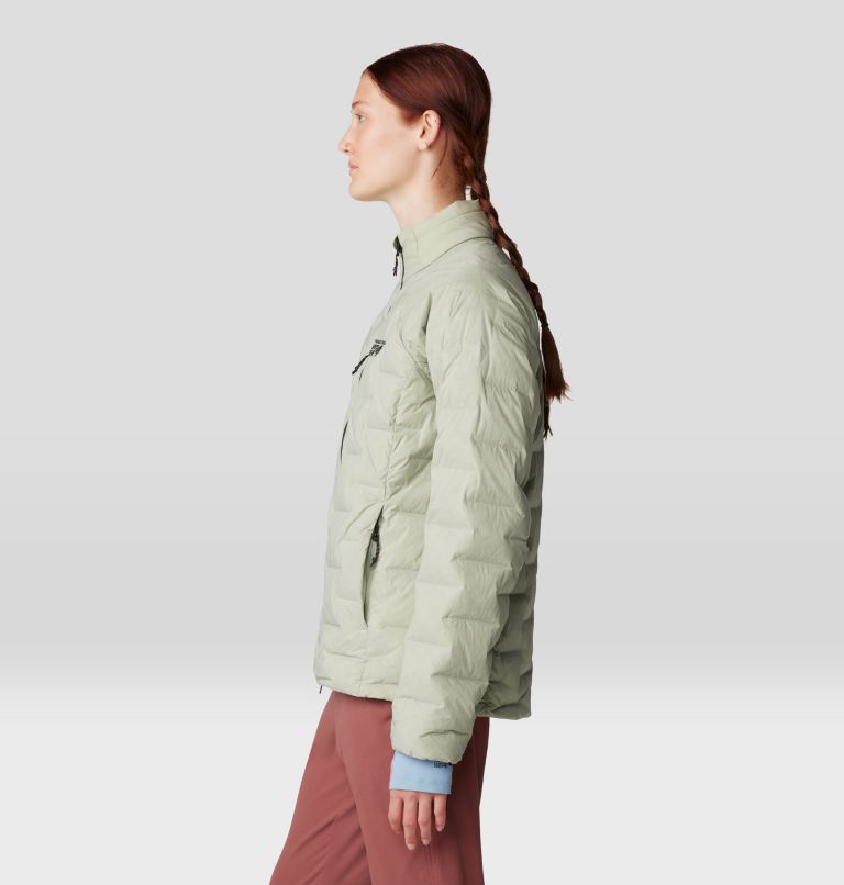 Women's Stretchdown Jacket, Color: White Sage, image 3