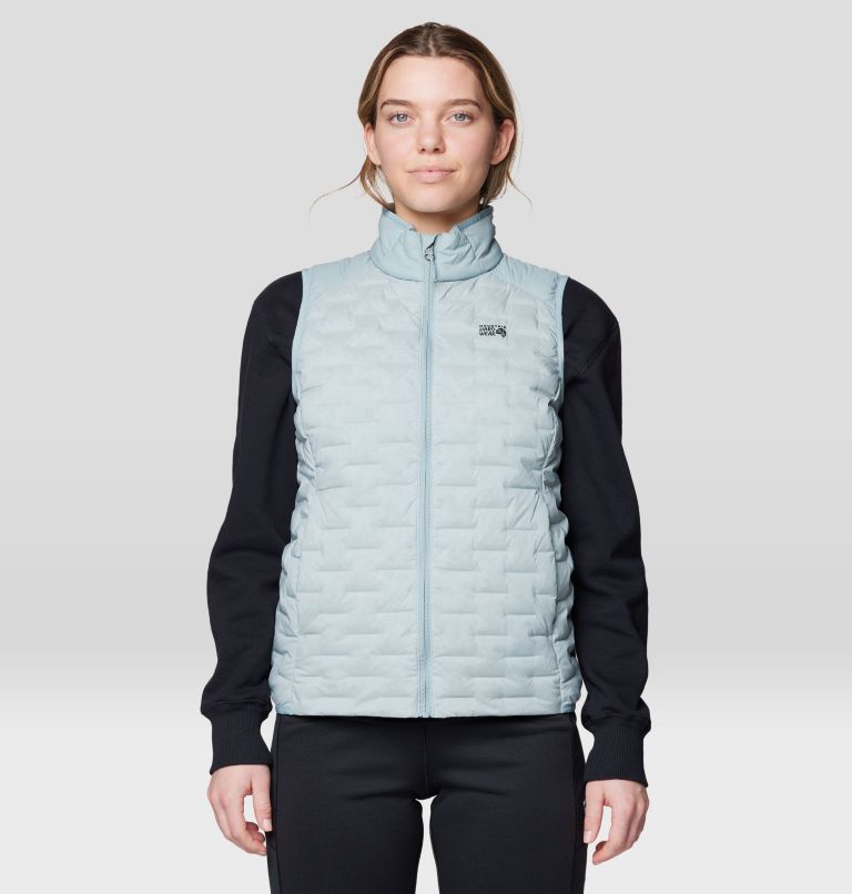 Women's Stretchdown Light Vest, Color: Ice Shadow, image 1