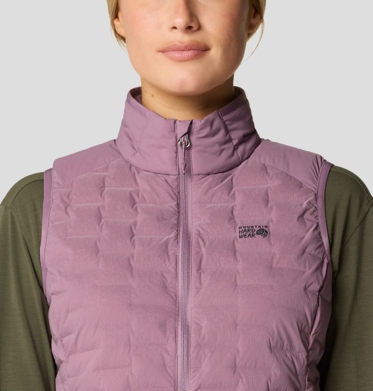 Women's Stretchdown Light Vest, Color: Dark Daze, image 4
