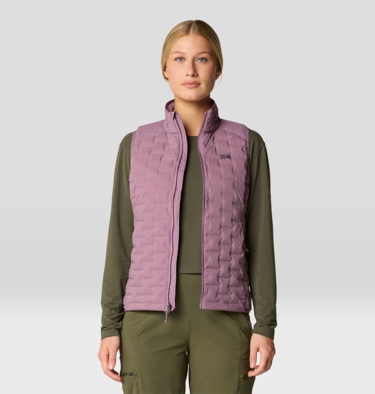 Women's Stretchdown Light Vest, Color: Dark Daze, image 7