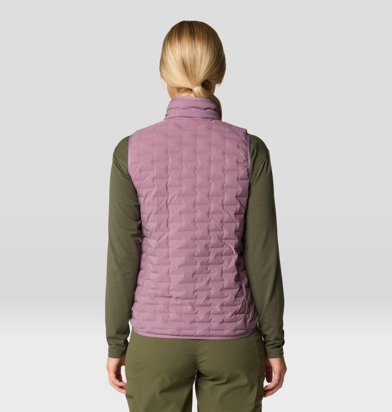 Women's Stretchdown Light Vest, Color: Dark Daze, image 2