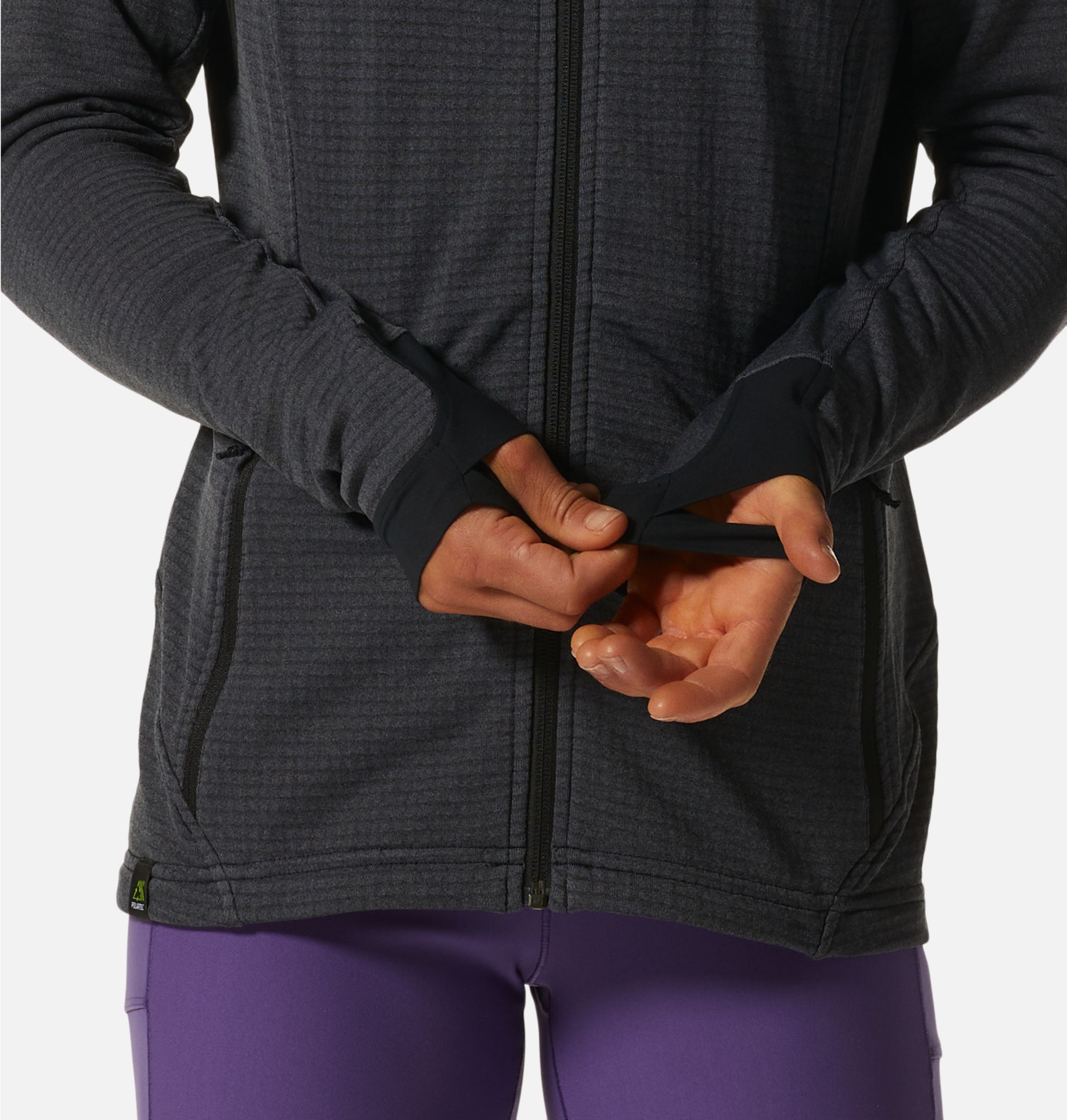 Women's Polartec® Power Grid™ Full Zip Hoody | Mountain Hardwear