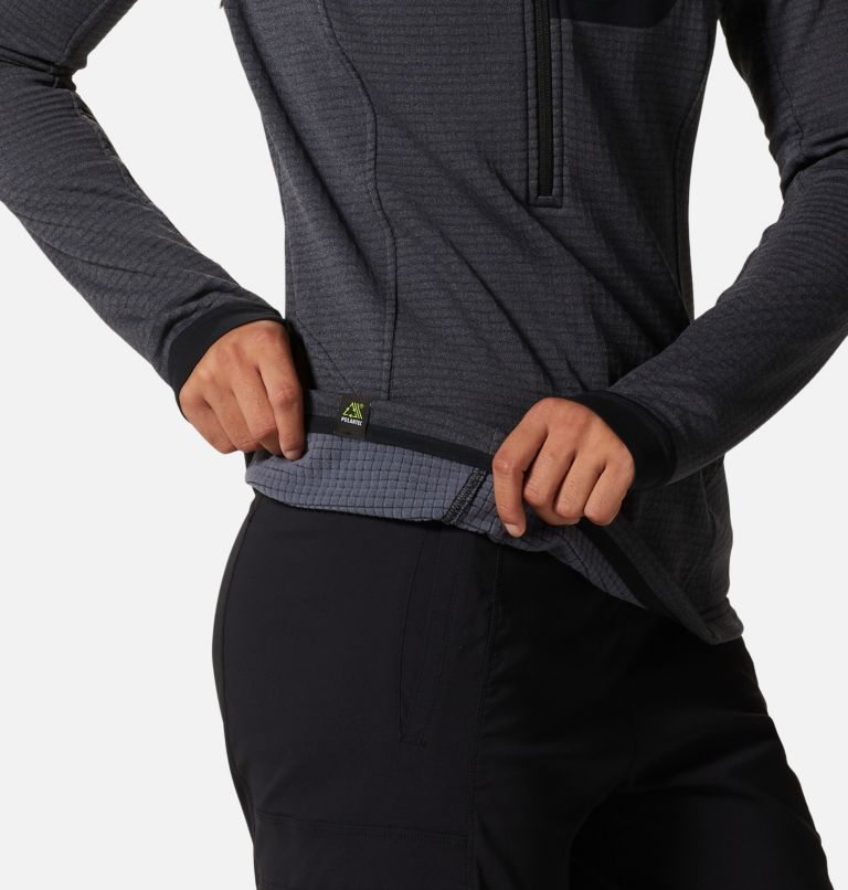Women's Polartec® Power Grid Half Zip Jacket, Color: Blue Slate Heather, image 5