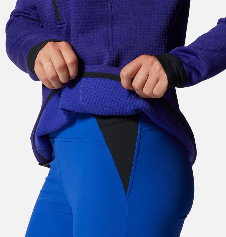 Veste à demi-zip Polartec® Power Grid, Color: Klein Blue Heather, image 6