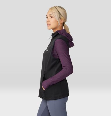 Women's Sendura Vest, Color: Black, image 3