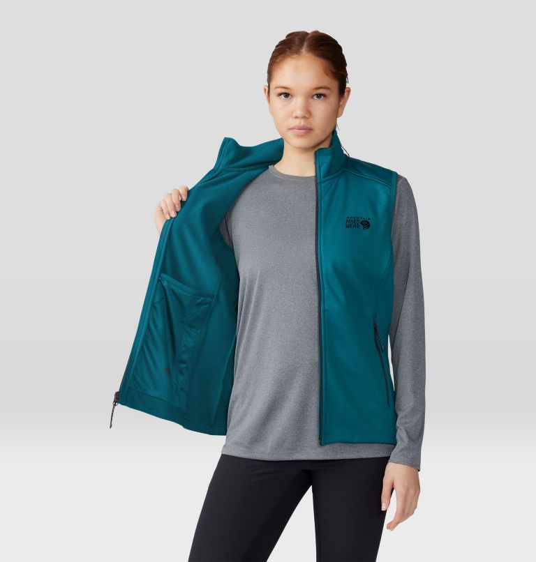 Women's Sendura Vest, Color: Jack Pine Heather, image 6