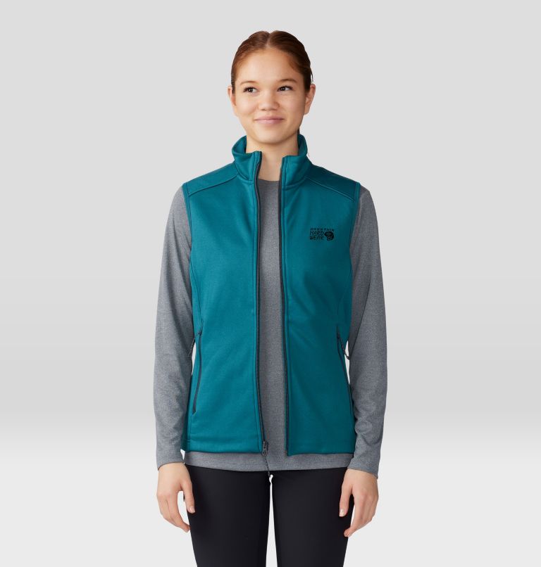 Women's Sendura Vest, Color: Jack Pine Heather, image 1
