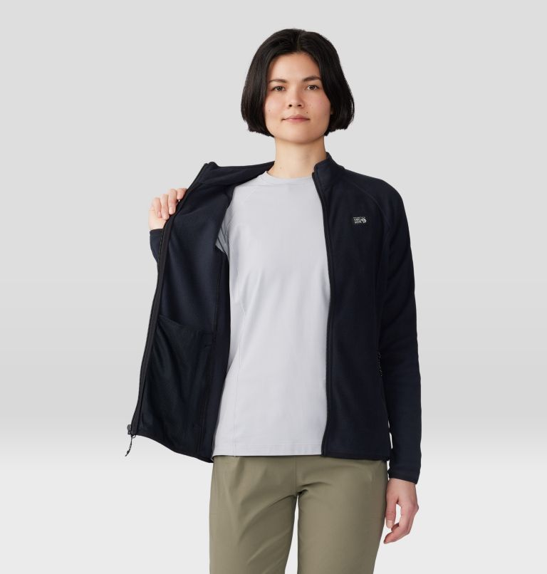 Women's Microchill Full Zip Jacket, Color: Black, image 5