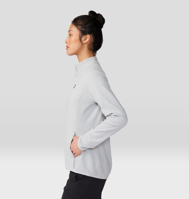 Women's Microchill Full Zip Jacket, Color: Glacial Heather, image 3
