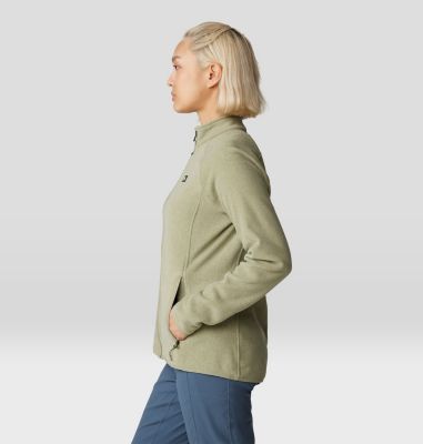 Women's Microchill Full Zip Jacket, Color: Mantis Green Heather, image 19