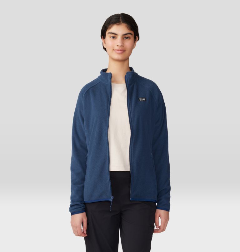Women's Microchill Full Zip Jacket, Color: Outer Dark Heather, image 6