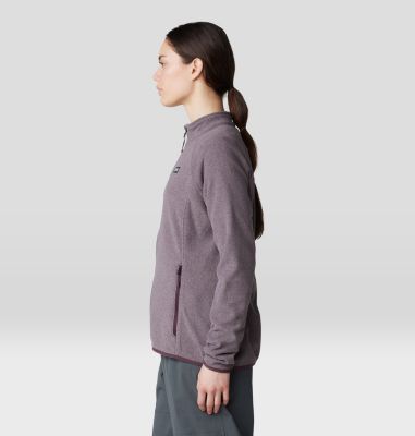 Women's Microchill Full Zip Jacket, Color: Blackberry Heather, image 7